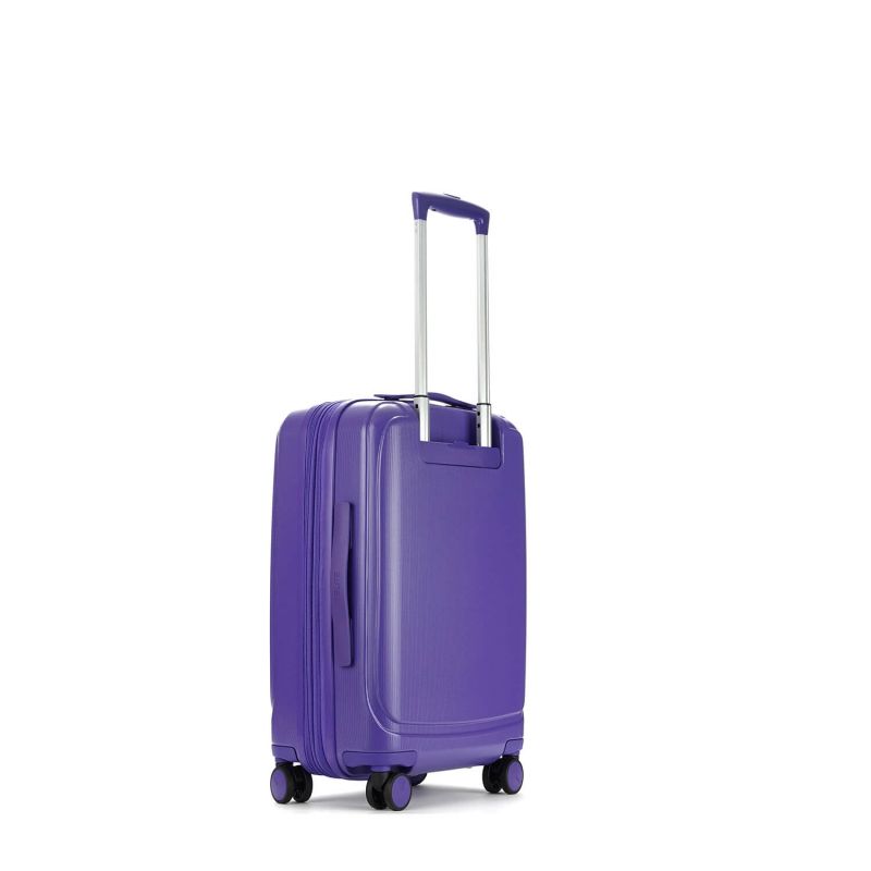Valise cabine rigide Pure bright Extensible 55 cm Ultra violet
