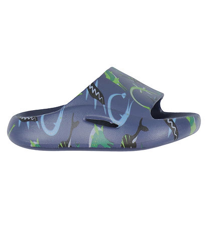 BECO Badesandalen - Ocean Dinos - Blau