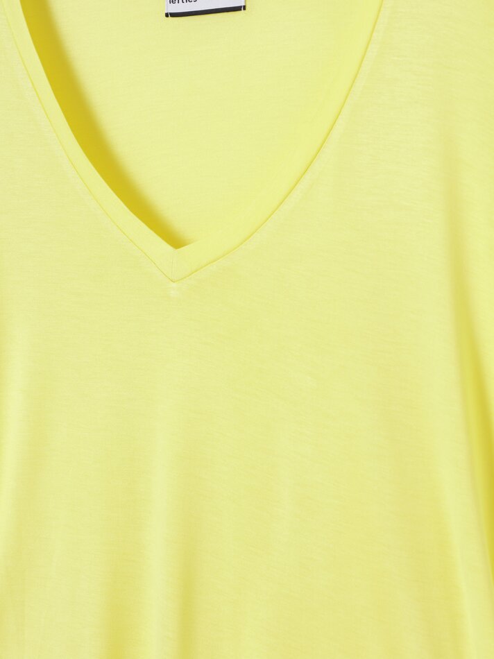 Camiseta fluida de manga curta - Limão