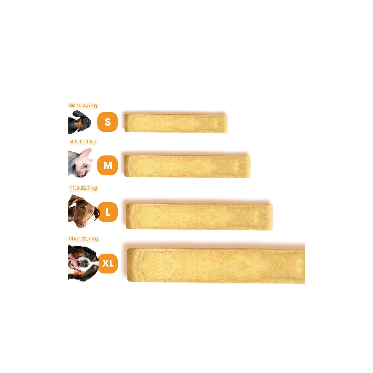 KAUDAS Knabber Kaustange Käse 2xM, 2x