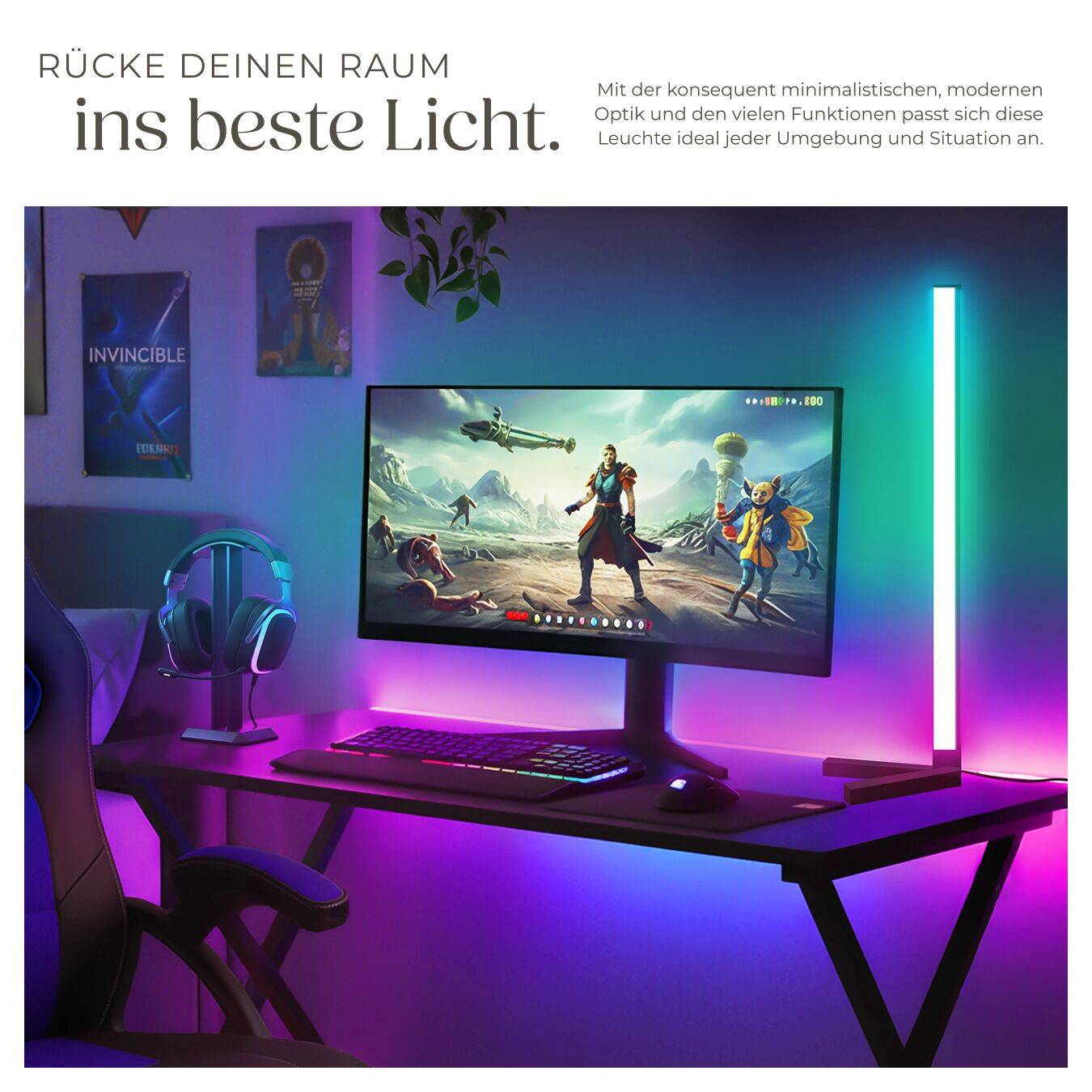 LED-Stehlampe Spectra