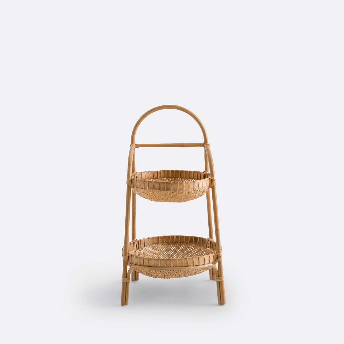 LA REDOUTE INTERIEURS<br>Etagère 2 cestos grandes em rattan e bambu, Jyska