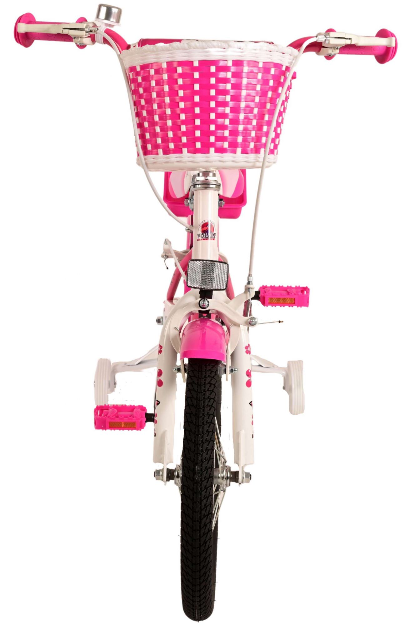 TPFSports Lovely Kinderfahrrad - Mädchen - 16 Zoll - 2 Handbremsen - Rot