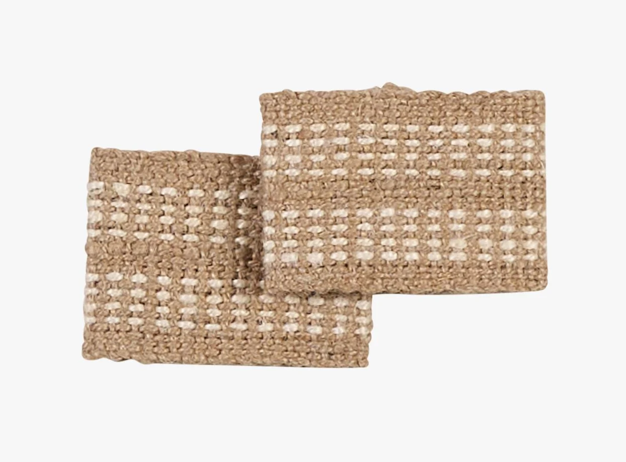 2 pk serviettringer natur - 8x5,5cm