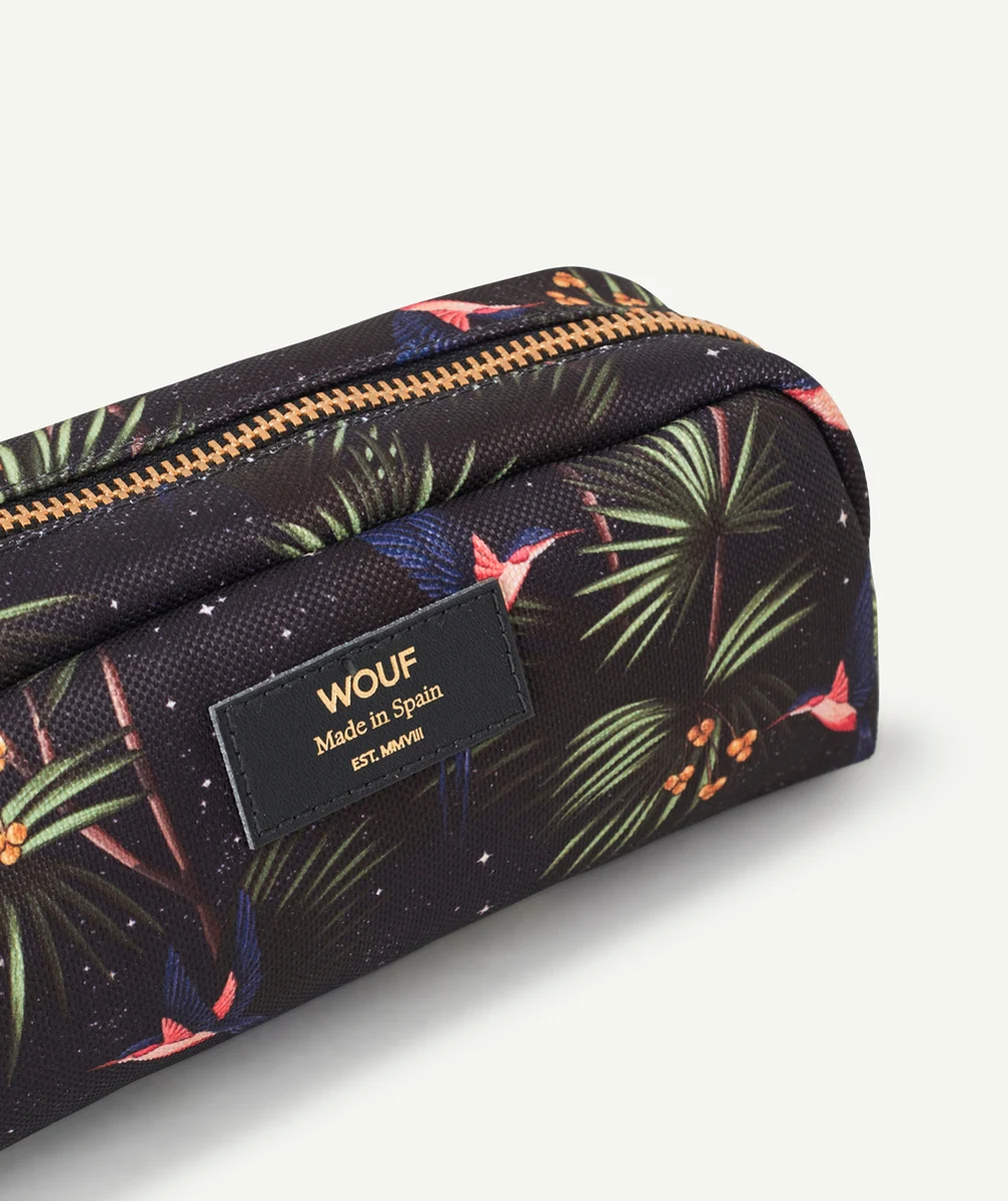 WOUFTROUSSE EN FIBRES RECYCLÉES IMPRIMÉE TROPICAL