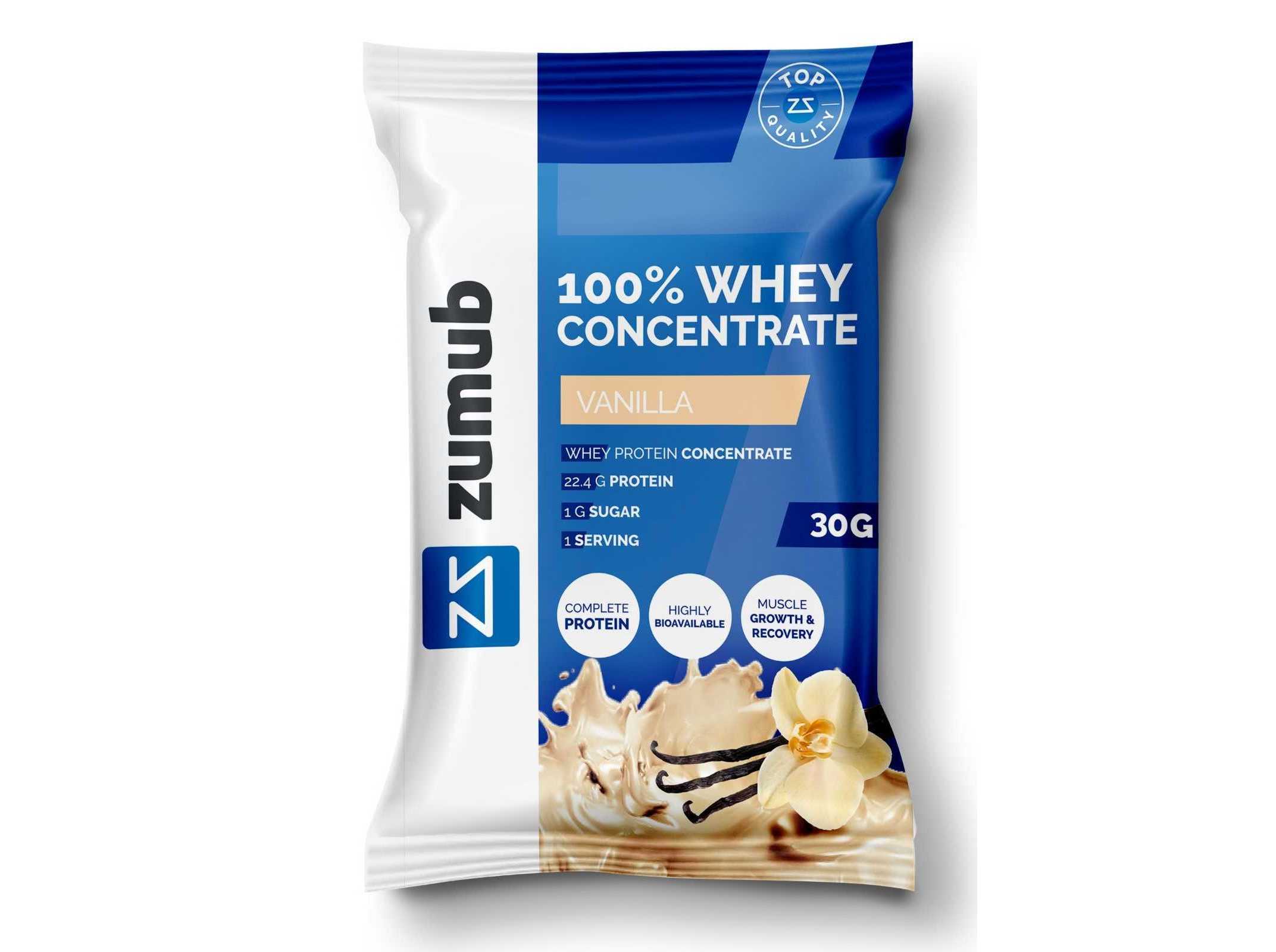 PROTEINA WHEY ZUMUB BAUNILHA 30G