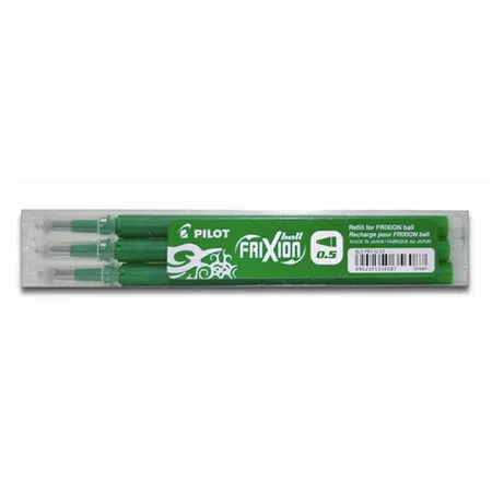 Pilot Tintenroller Set FriXion Ball Ersatzmine 0,5mm Grün 3 Stück