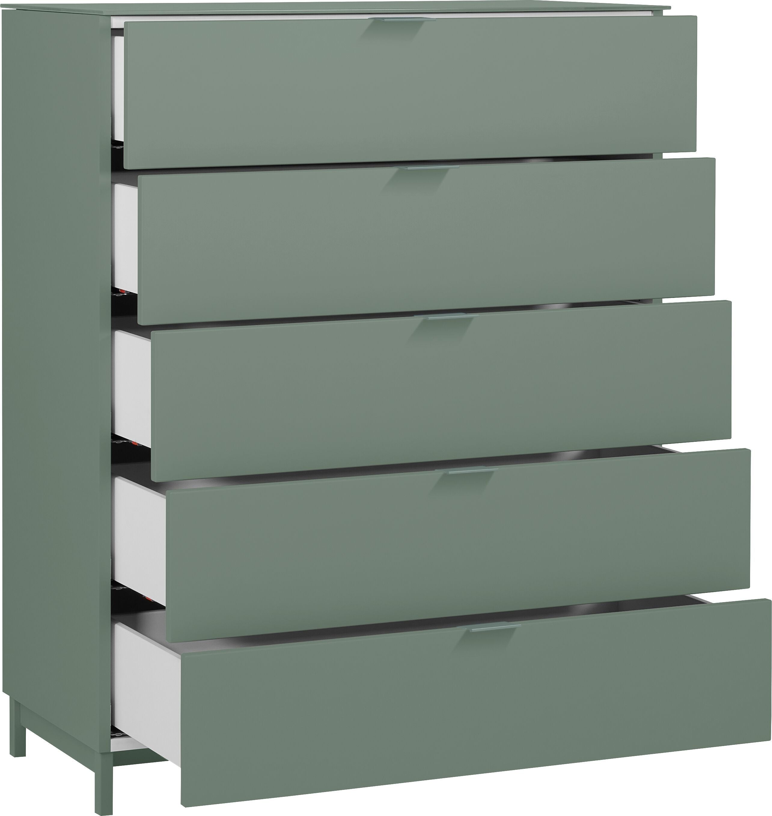 TILL Kommode - Grün / B: 84.0 cm x T: 41.0 cm x H: 106.0 cm