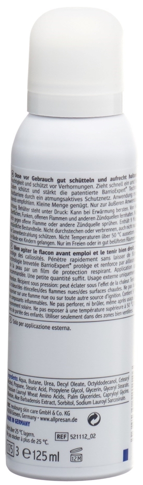 ALLPRESAN pedicare 2 Fuss Schaum Schaum trockene Haut 125 ml