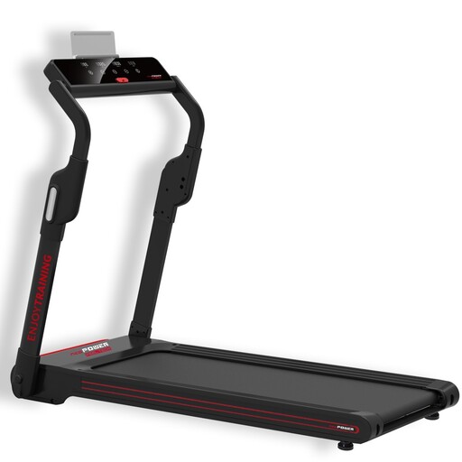 Esteira elétrica dobrável Newpower-Feeltech (1000 W) até 12 km/h + suporte para tablet e Bluetooth