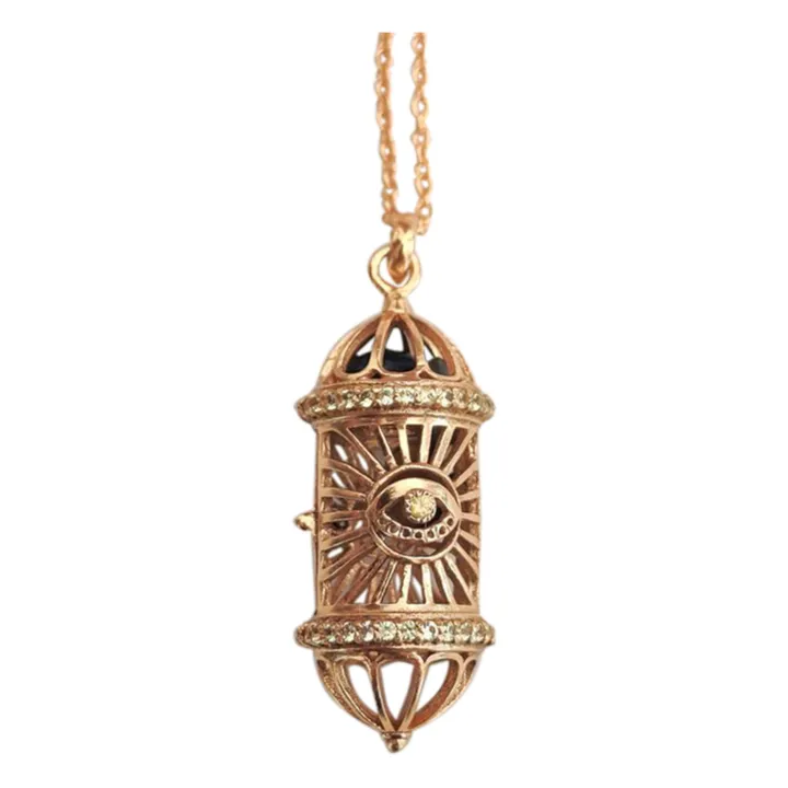 Bohemian Rhapsodie Paris Collier Aleph Saphir | Jaune
