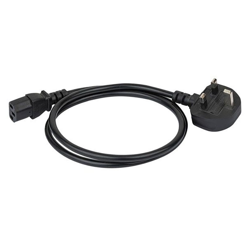 DAP 92040 UK BS13 - IEC C13 verloopkabel, 1 m
