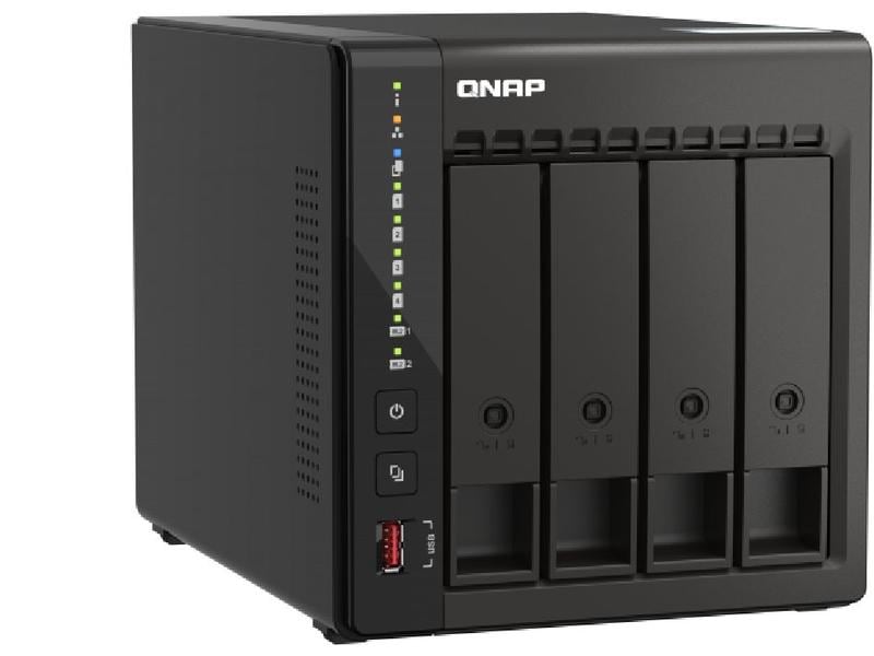 QNAP NAS TS-453E-8G 4-bay NAS mit 4 Laufwerkschächten