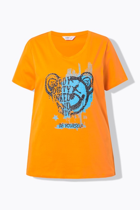 T-Shirt, Boxy Fit, Teddy-Motiv