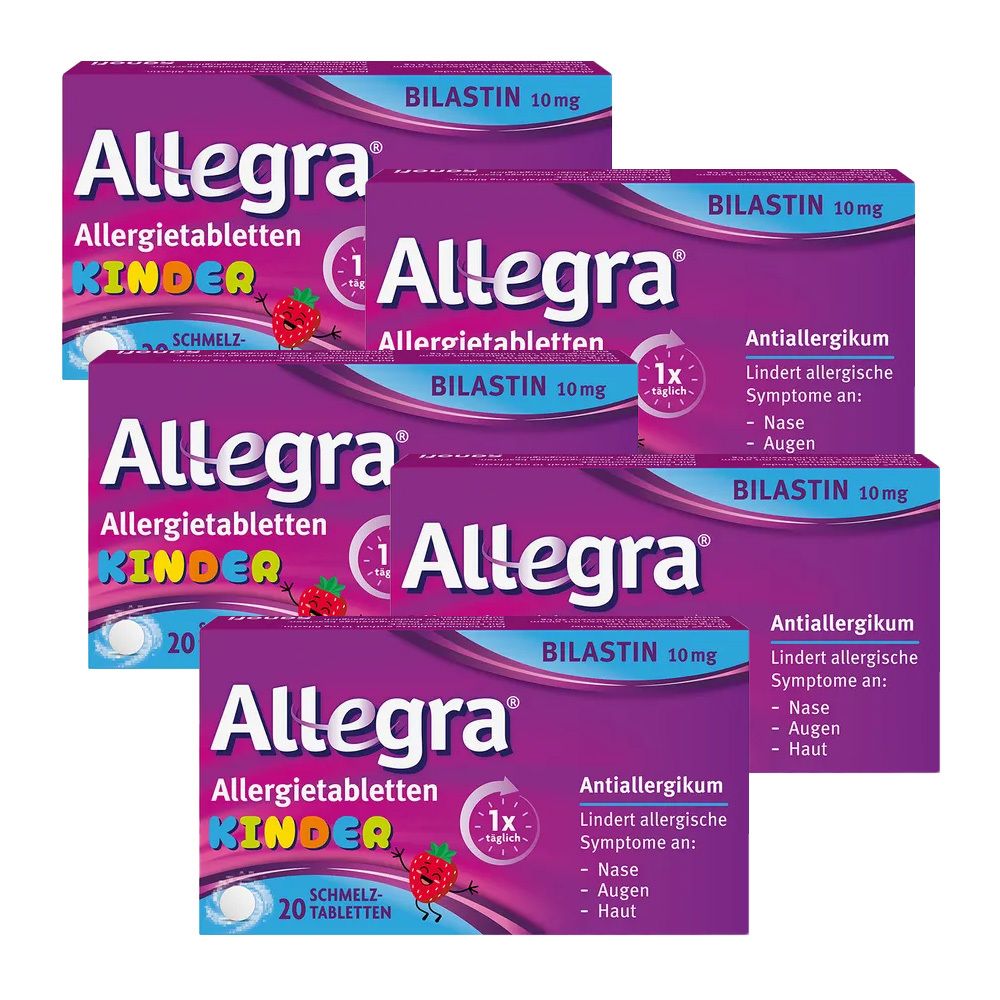 Allegra® Allergietabletten für Kinder – Schmelztabletten, 20 St.