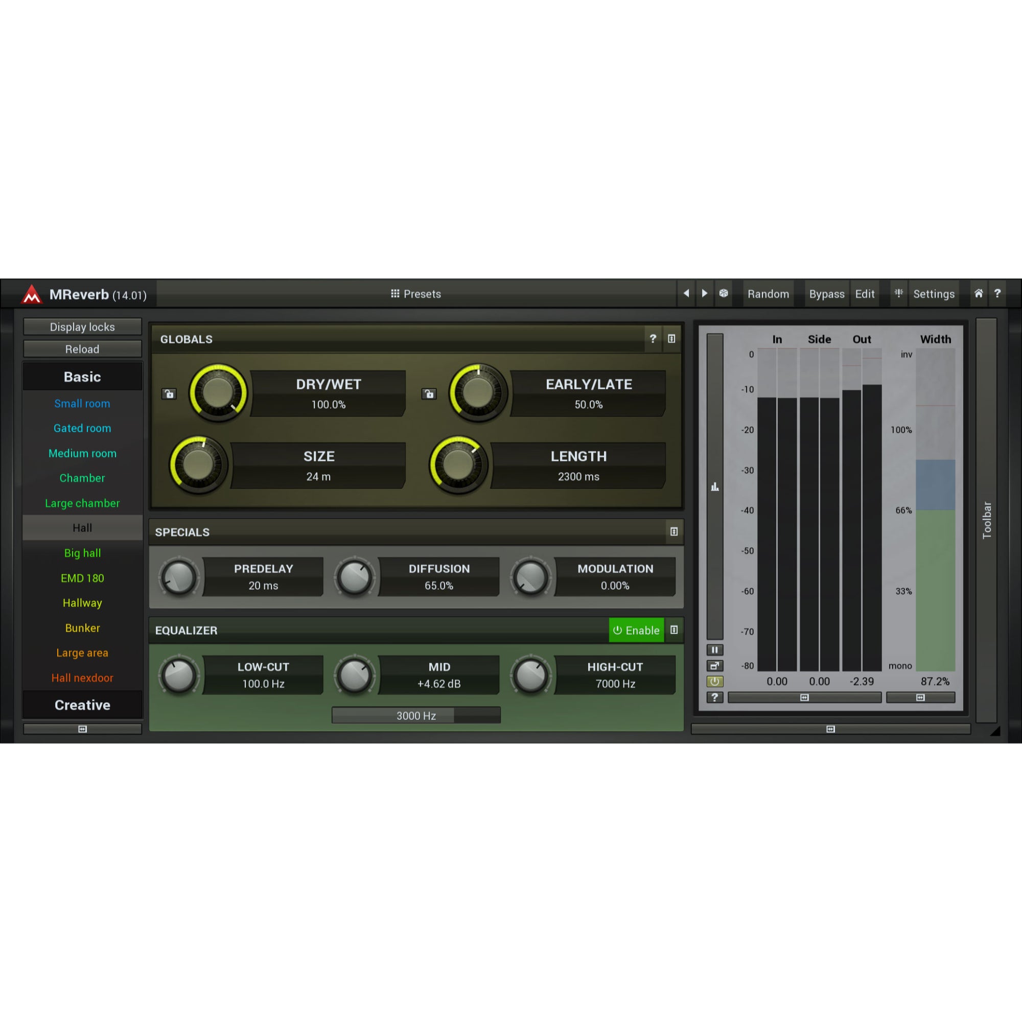 MeldaProduction MReverb (download)