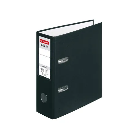 Herlitz Ordner + Ordner Register DIN A5 80mm breit Farbe: schwarz