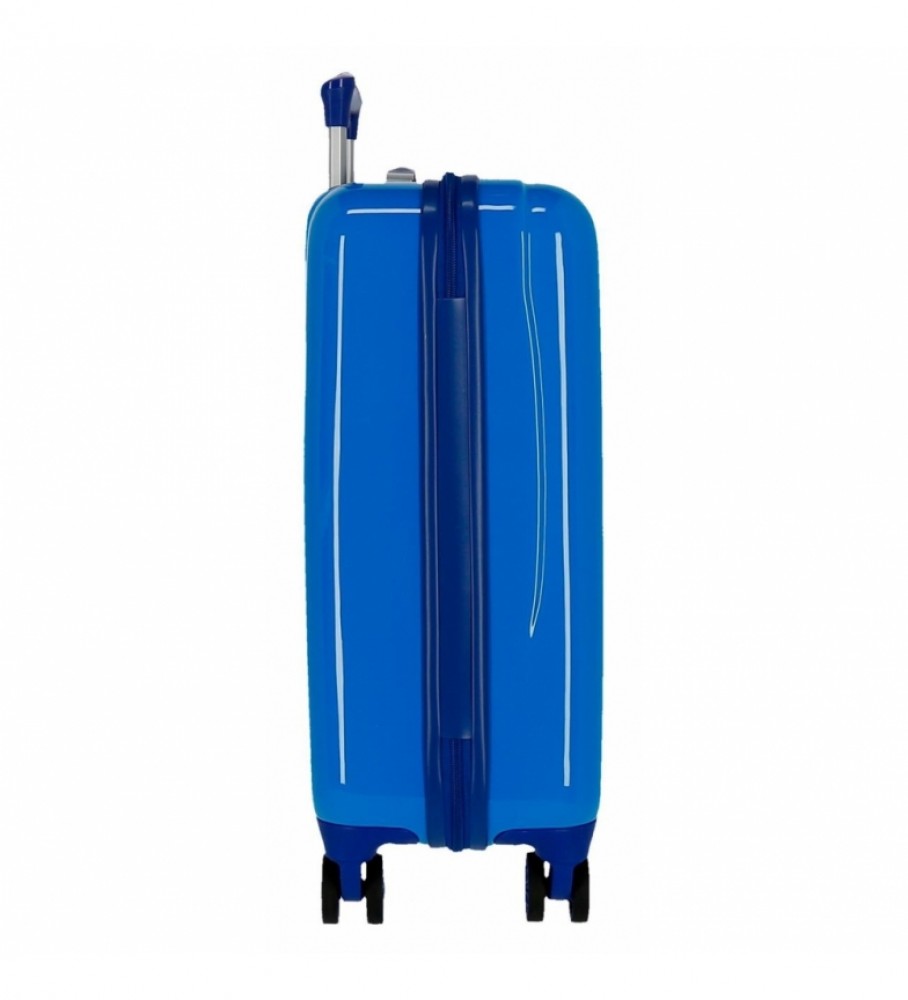 Mala de Cabine Joumma Bags Baby Shark Rgida Ocean Sharks azul -38 x55x20cm-