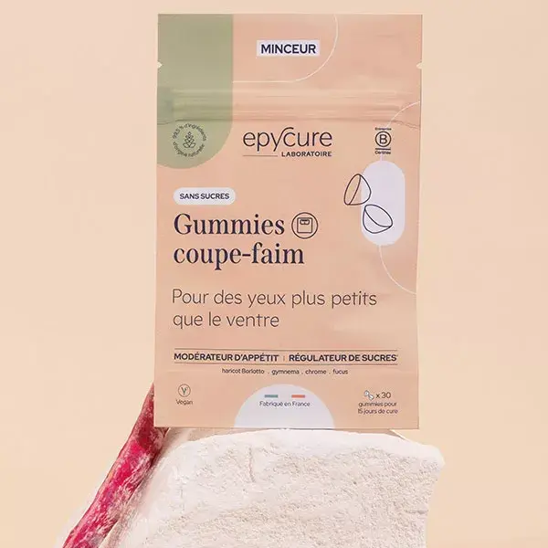 Epycure Emagrecimento Gomas Supressoras de Apetite Sem Açúcar Retardam a Sensação de Fome x30
