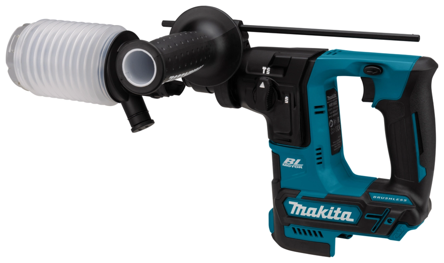 Makita HR166DZJ 10.8V Li-Ion Accu SDS-plus boorhamer body in Mbox - 1,1J - Koolborstelloos