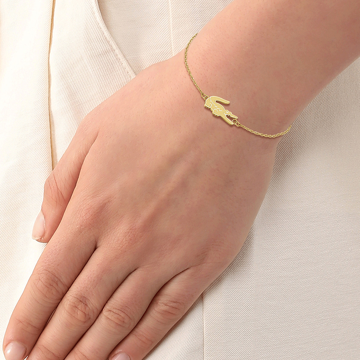 Bracelet LACOSTE acier doré