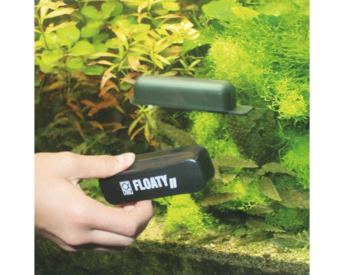 JBL Floaty II glasreiniger, drijvende algenmagneet, maat S