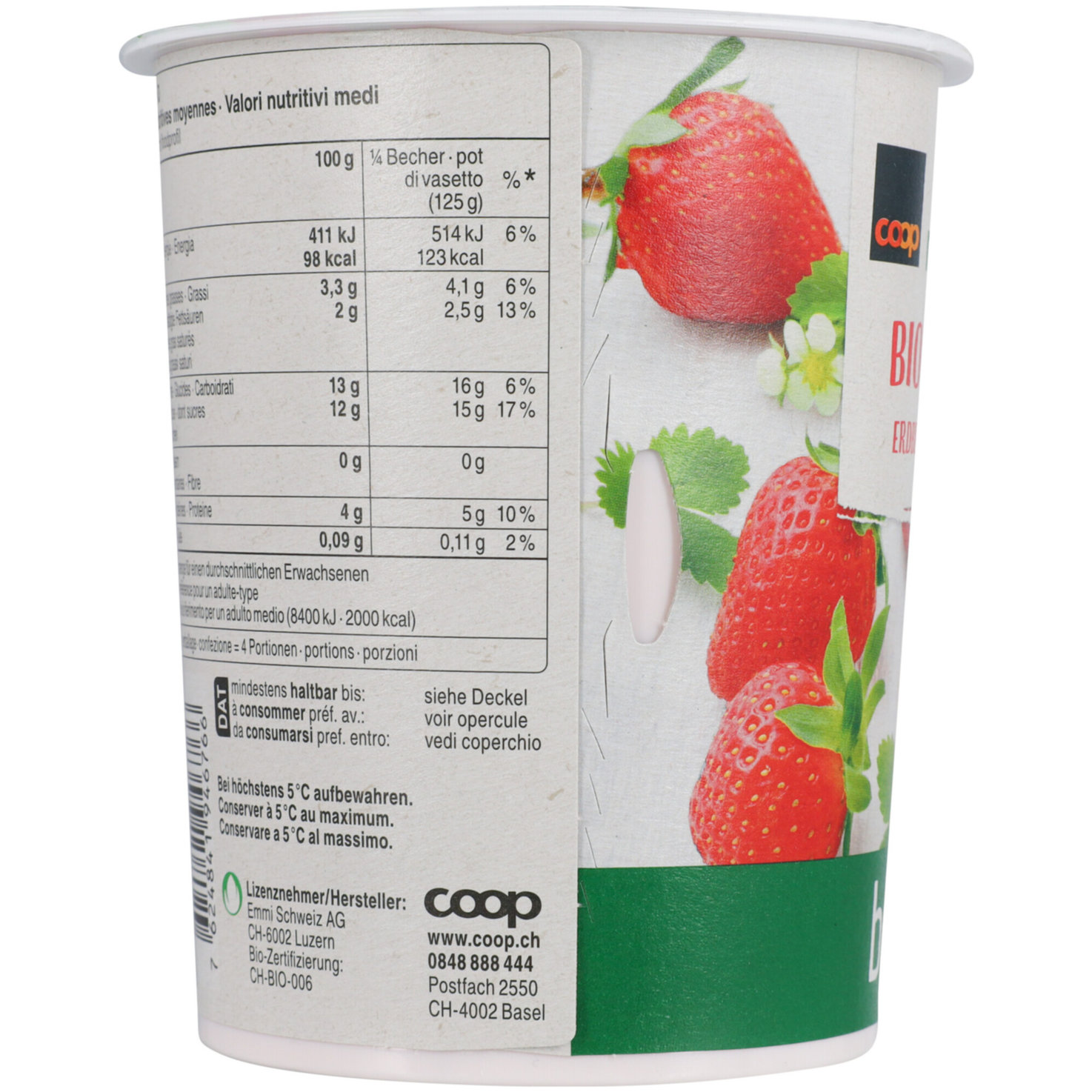 Naturaplan Bio Joghurt Erdbeer