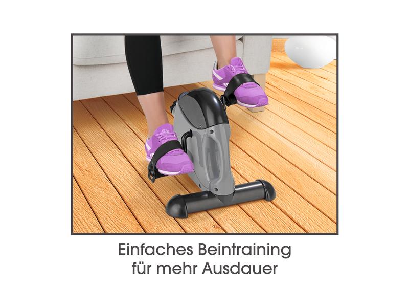MAXXmee Mini-Trainer 2 in 1 Grau/Schwarz Mini-Trainer für Arme und Beine