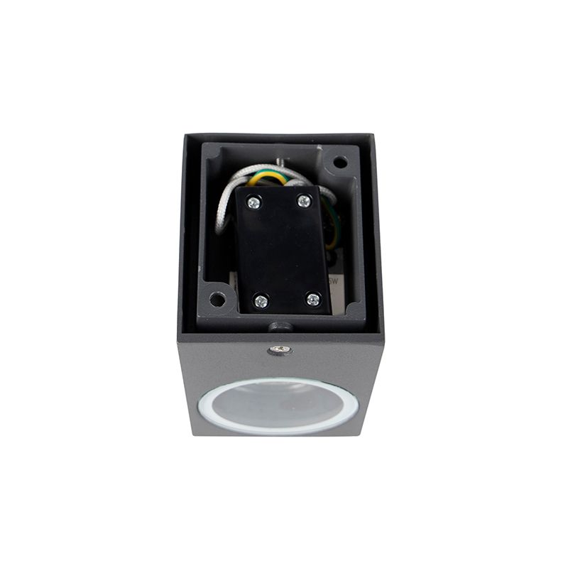 Smart wandlamp zwart incl. WiFi GU10 IP44 - Baleno