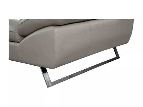 Fauteuil cuir Design SARM Beige