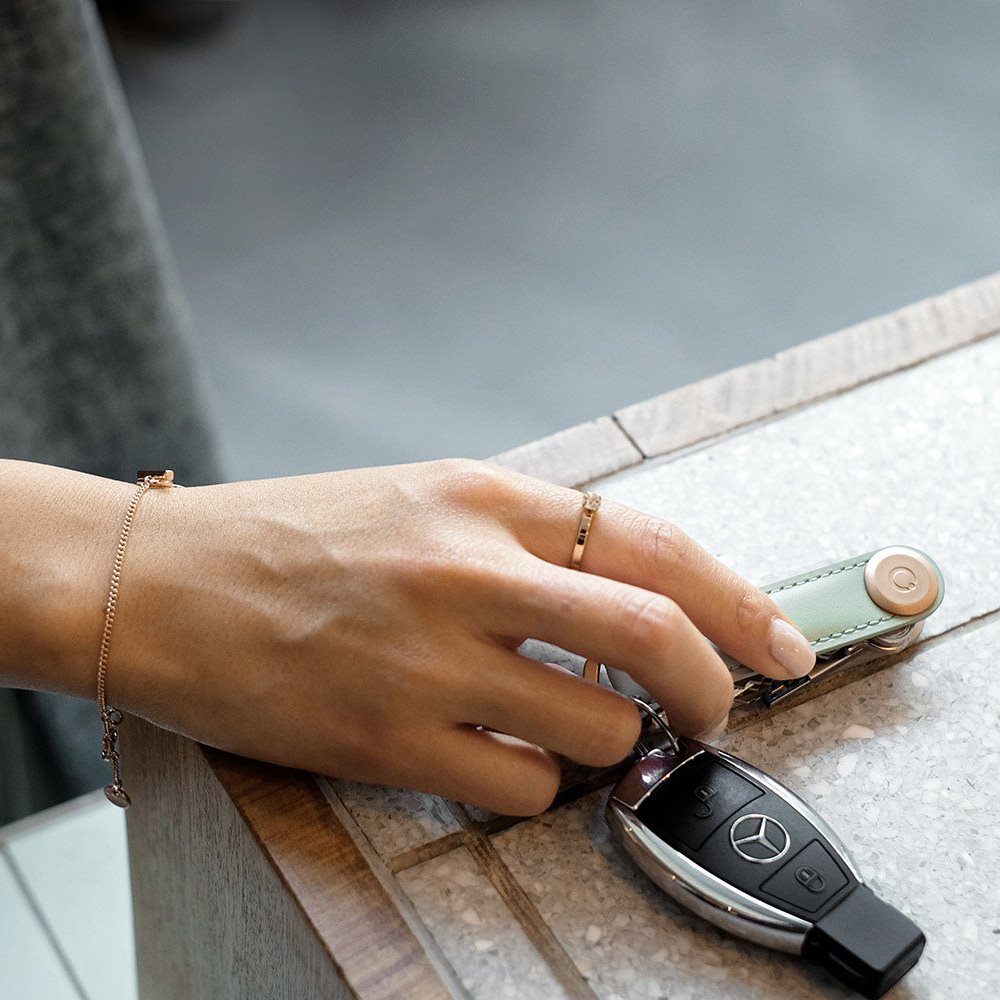 Orbitkey Premium Leather 2.0 Keyholder blush / blush