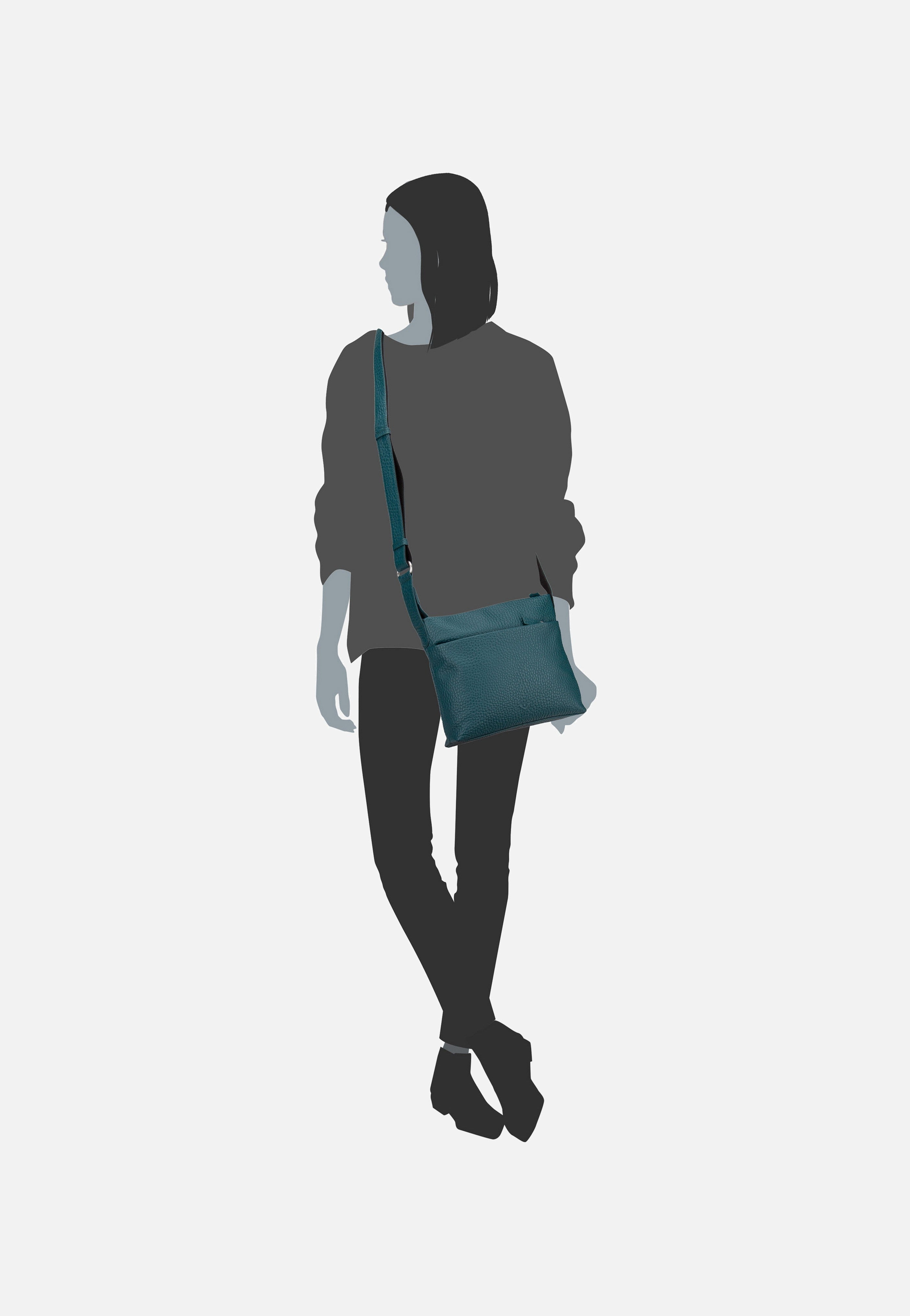Bristol 21889 Petrol - Crossbody Bag
