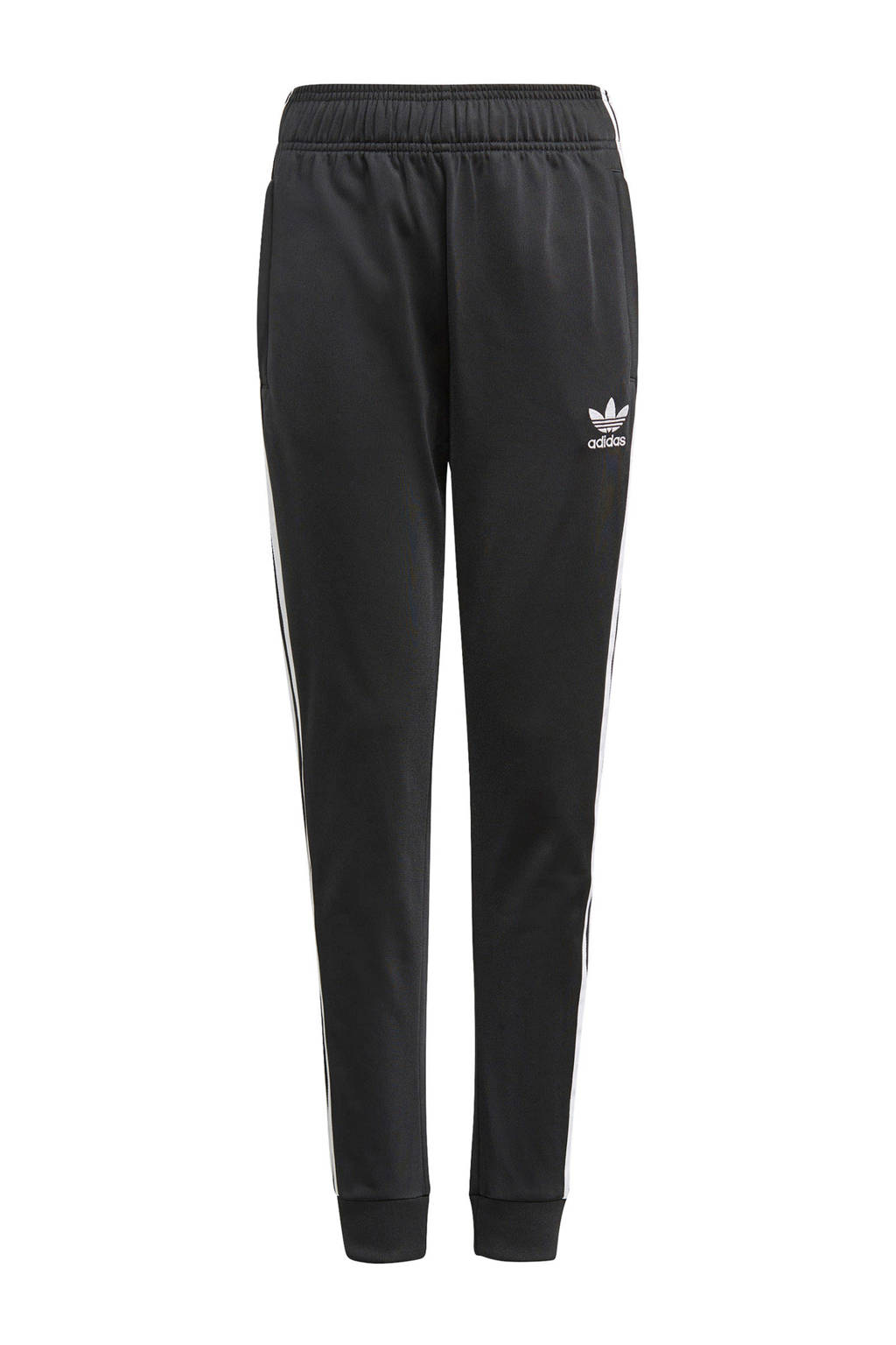 adidas Superstar regular fit joggingbroek van polyester zwart/wit