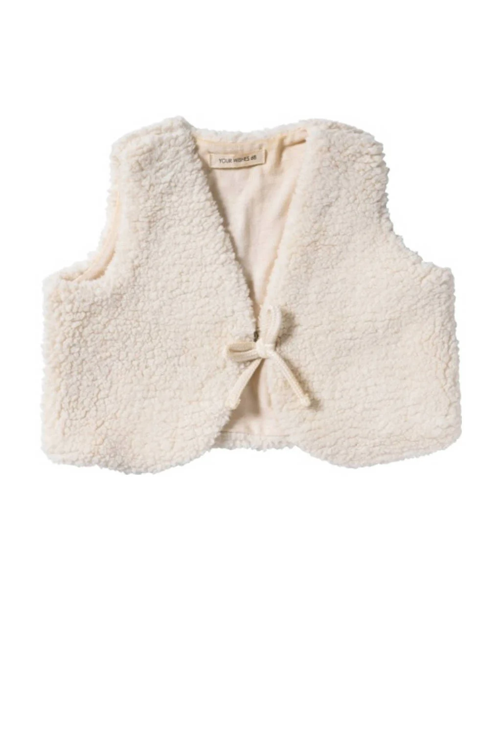 Your Wishes teddy gilet ecru