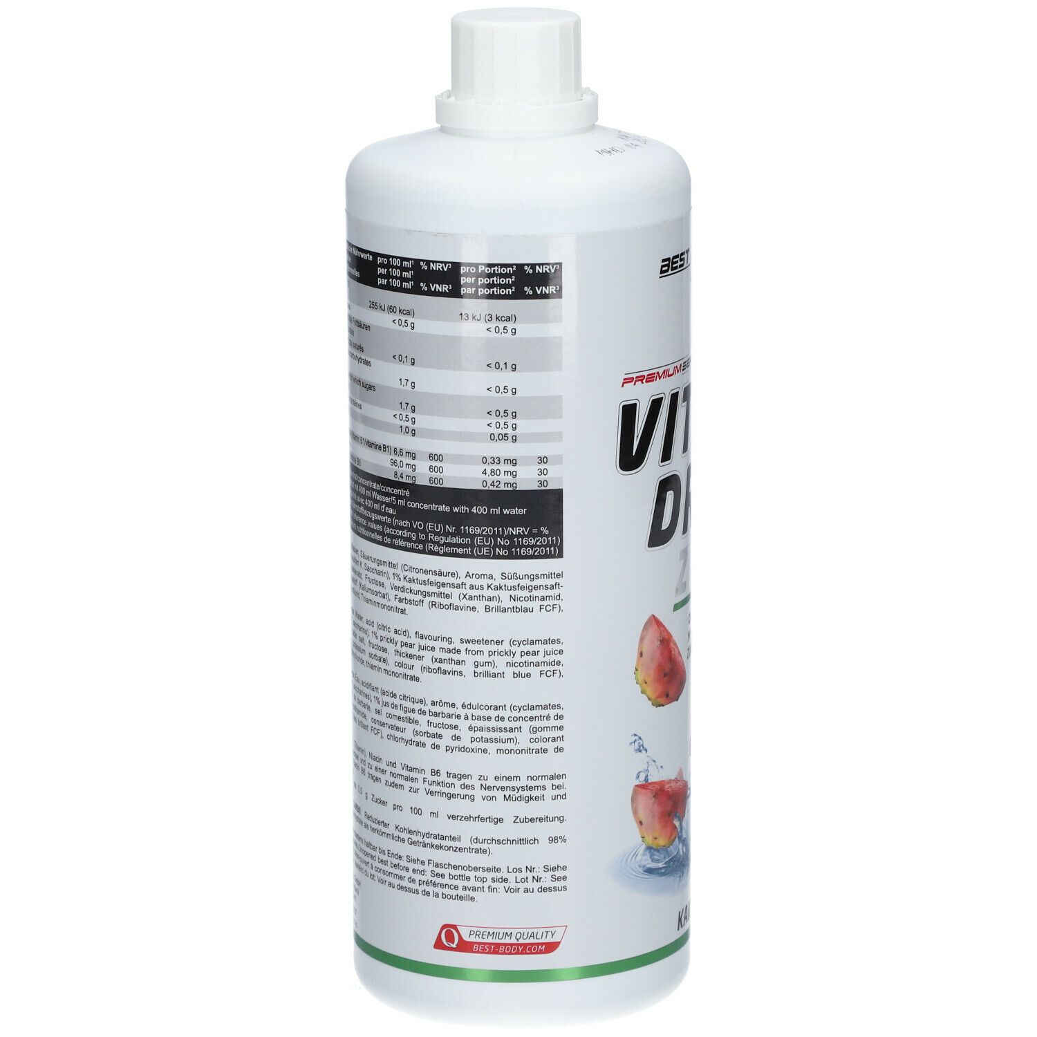 Best Body Nutrition Low Carb Vital Drink, Kaktusfeige