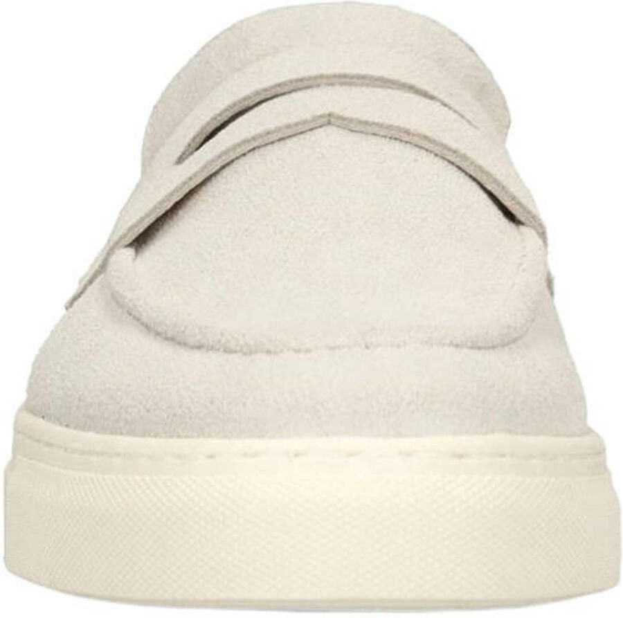 Manfield Heren Beige suède loafers