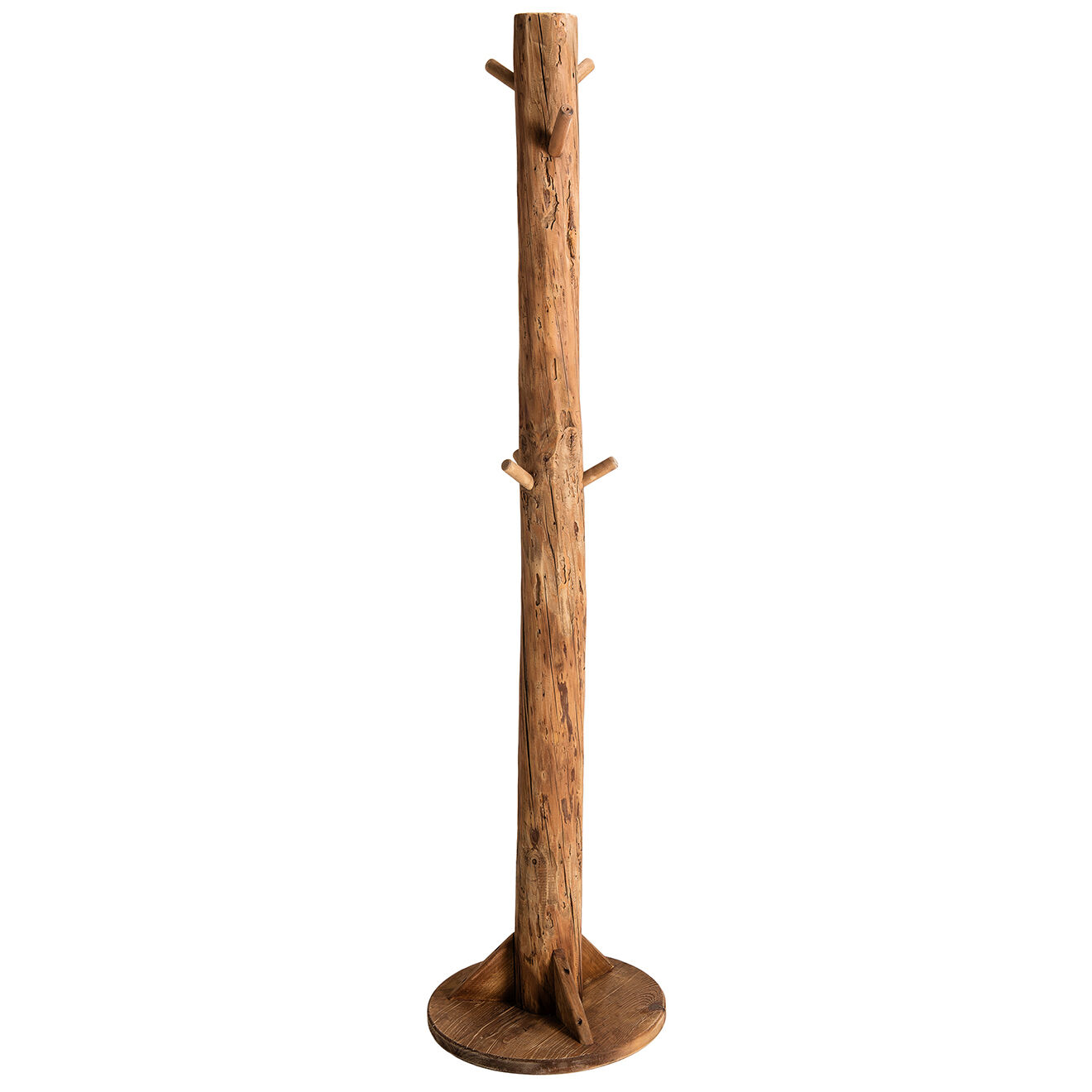 Macabane Porte-manteau Sandy bois naturel  - 45x45x181 cm