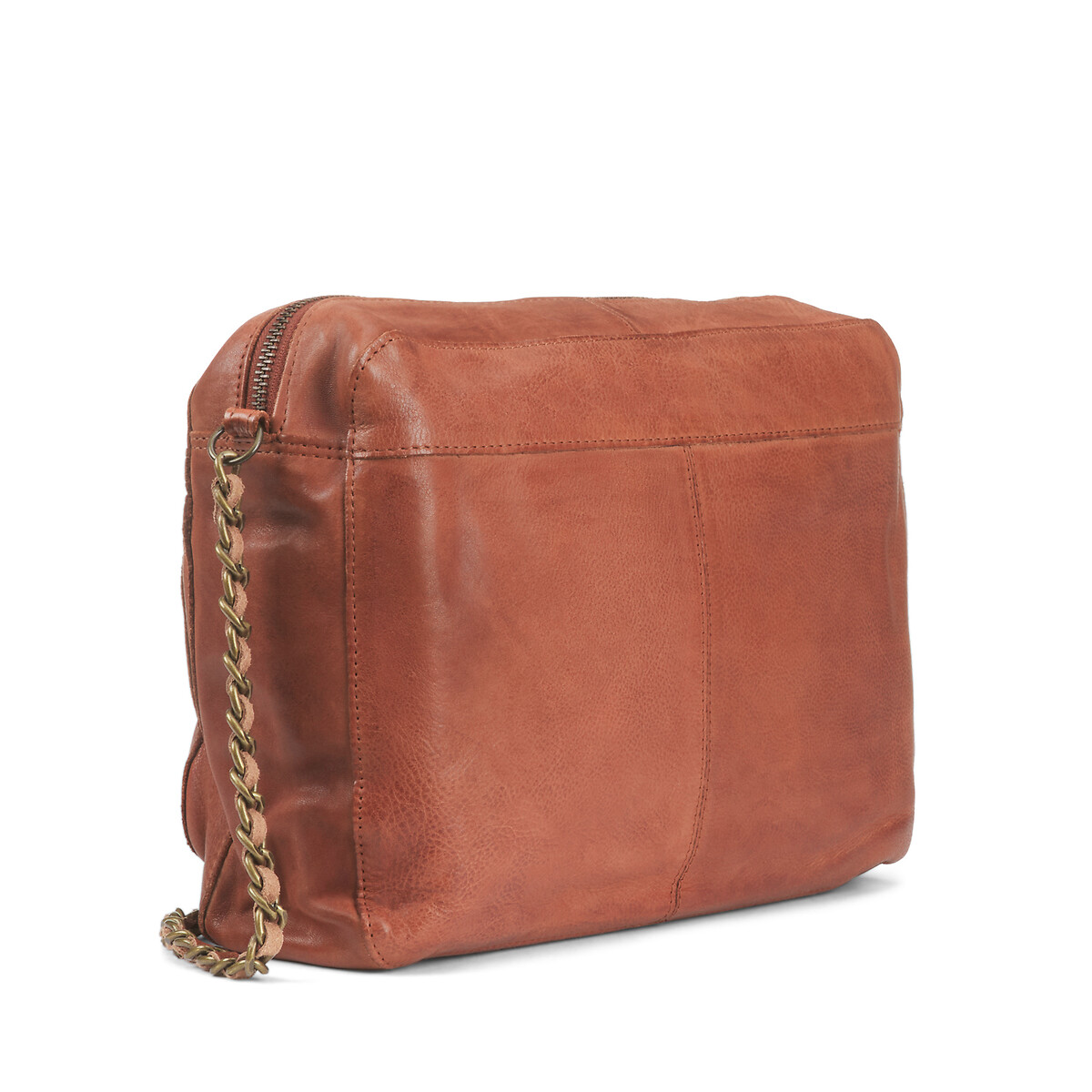 PEÇAS<br>Bolsa grande de couro Naina