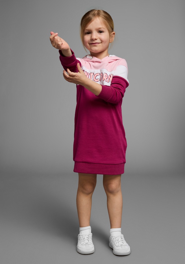 KIDSWORLD Sweatkleid »UNICORN« lang,  modisch,  aus Baumwollmischung,  Langarm