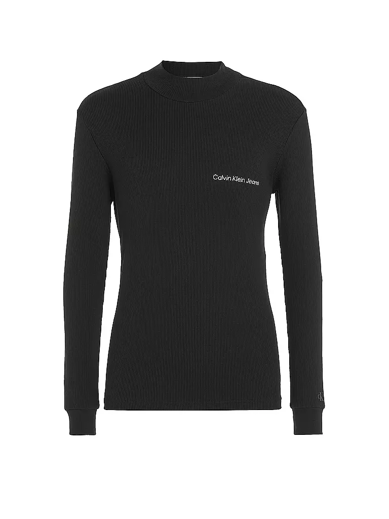 CALVIN KLEIN JEANS Langarmshirt schwarz