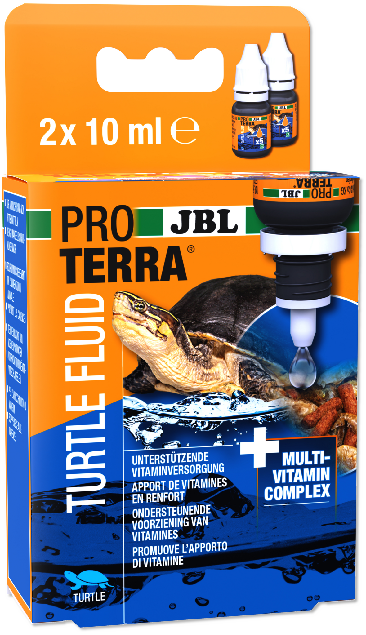 JBL ProTerra Turtle Fluid 2x10ml | Schildpadden vitaminen