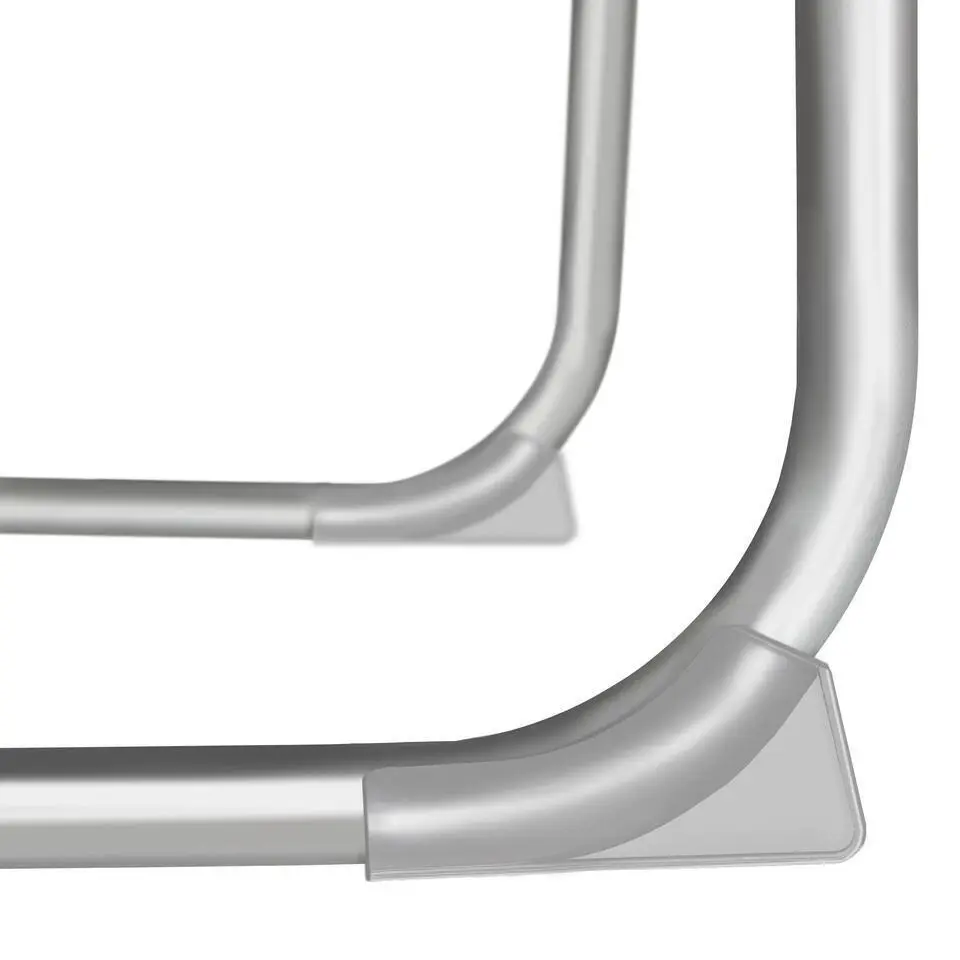 tectake Ligbed 4-niveaus met hoofdkussen, Grijs