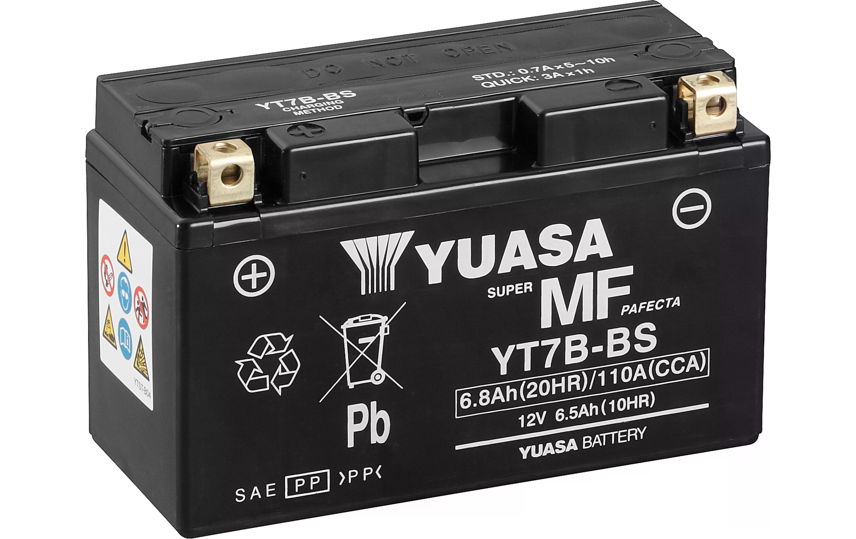 Motorradbatterie AGM 12V/6.8Ah/110ABlei (Pb) Starterbatterie