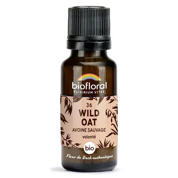 Biofloral 36 Aveia Selvagem Orgânica em Grânulos - Floral de Bach - 19,5g