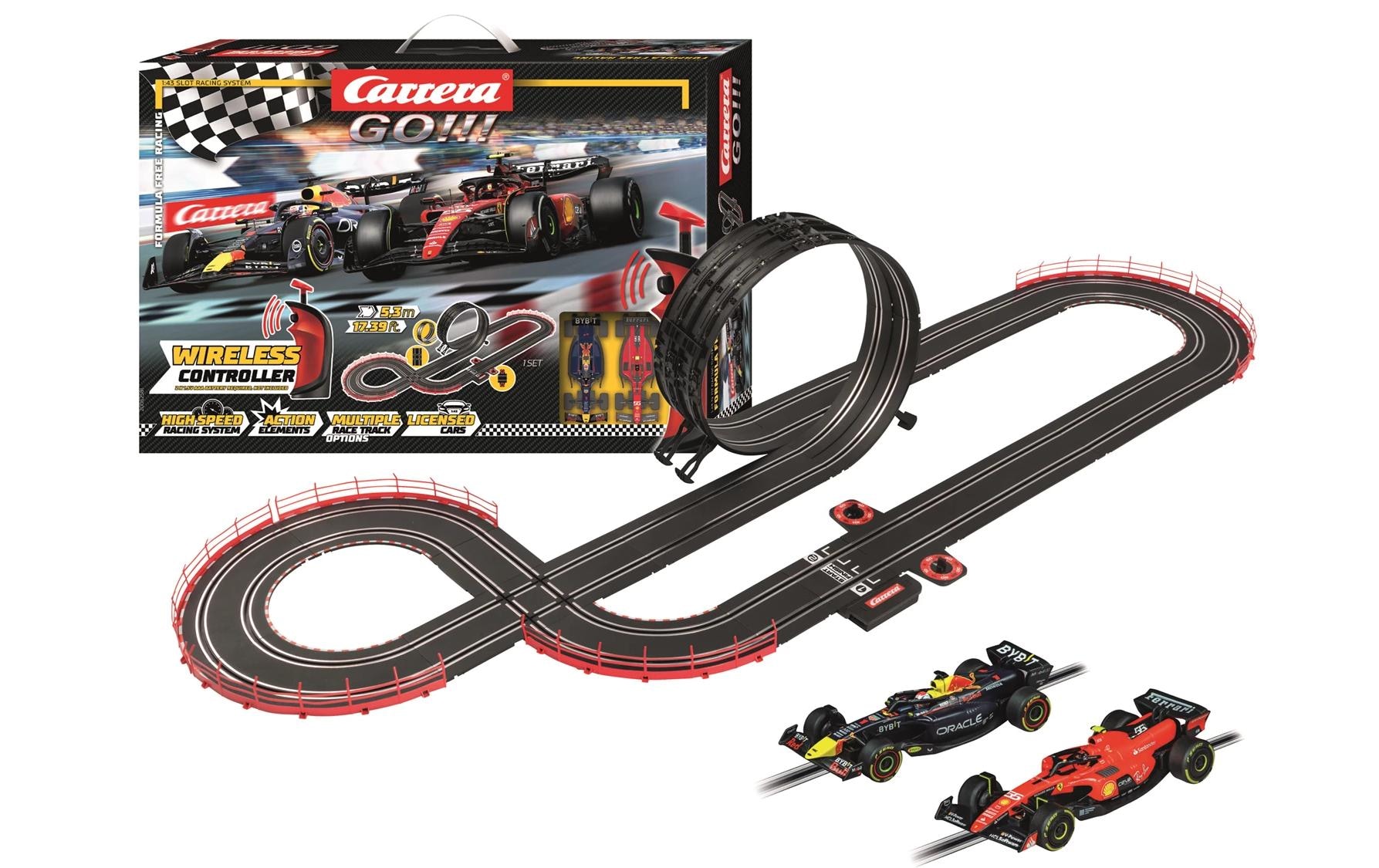 Carrera® Autorennbahn »F1 Formula Free Racing Wireless 5,3 m Alter: 6+«