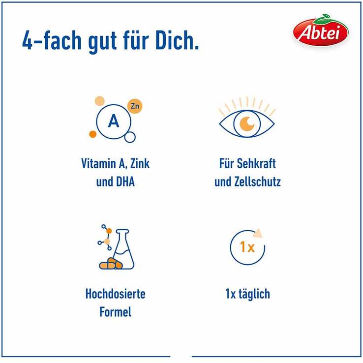 Abtei Augen Vital Tag & Nacht Kapseln, 30 St