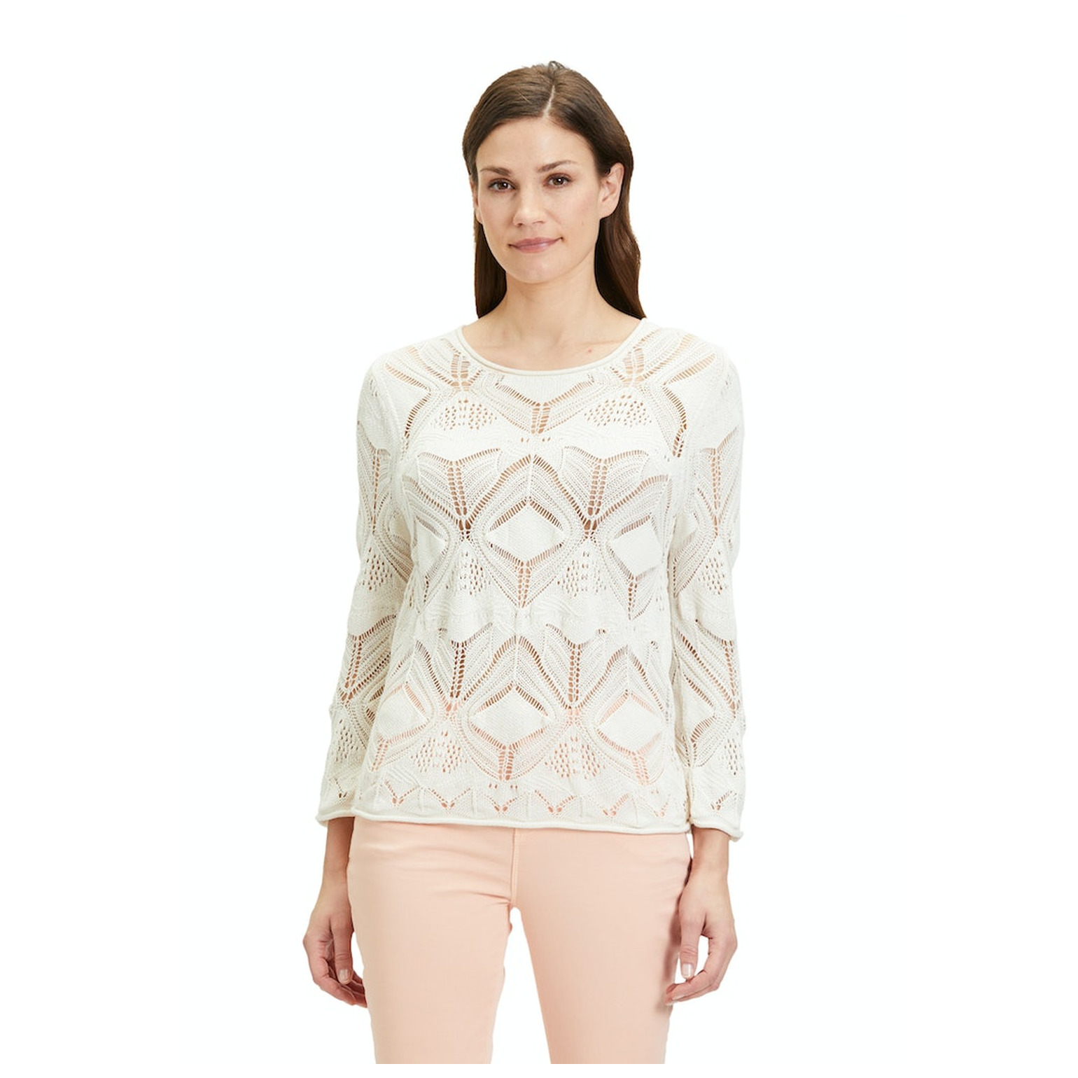 Cartoon Strickpullover Kurz 1/1 Arm