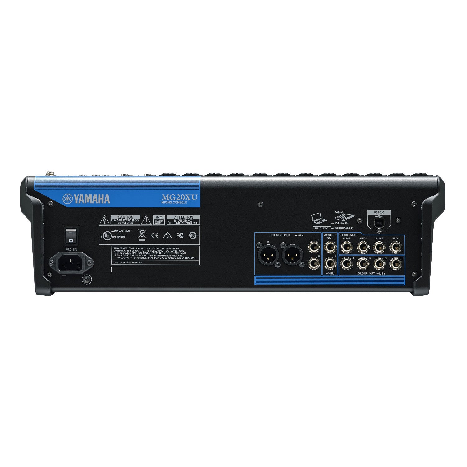 Yamaha MG20XU 20-kanaals mengtafel