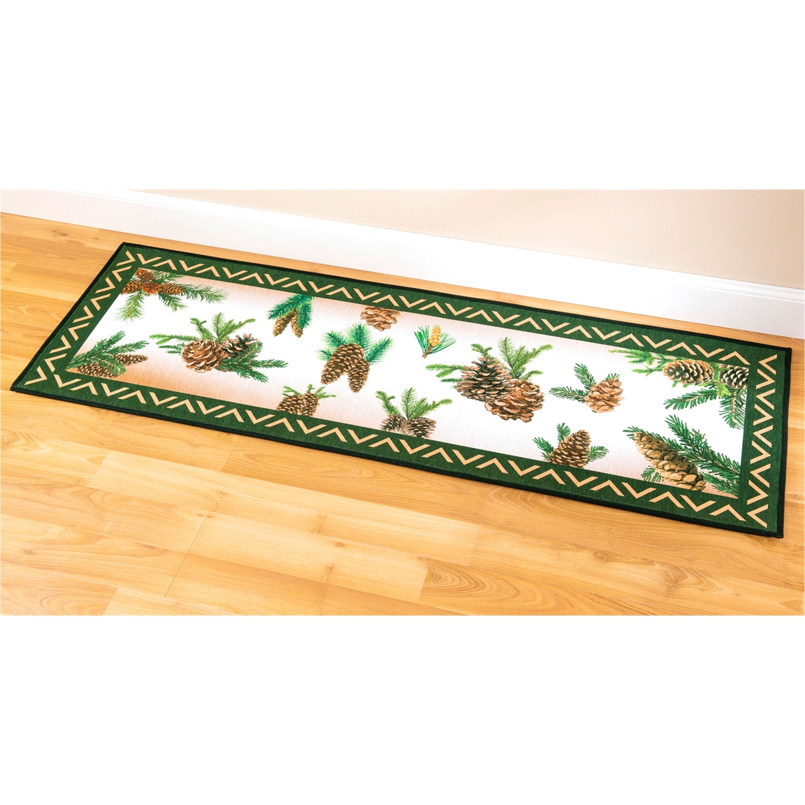 Tapis pommes de pin