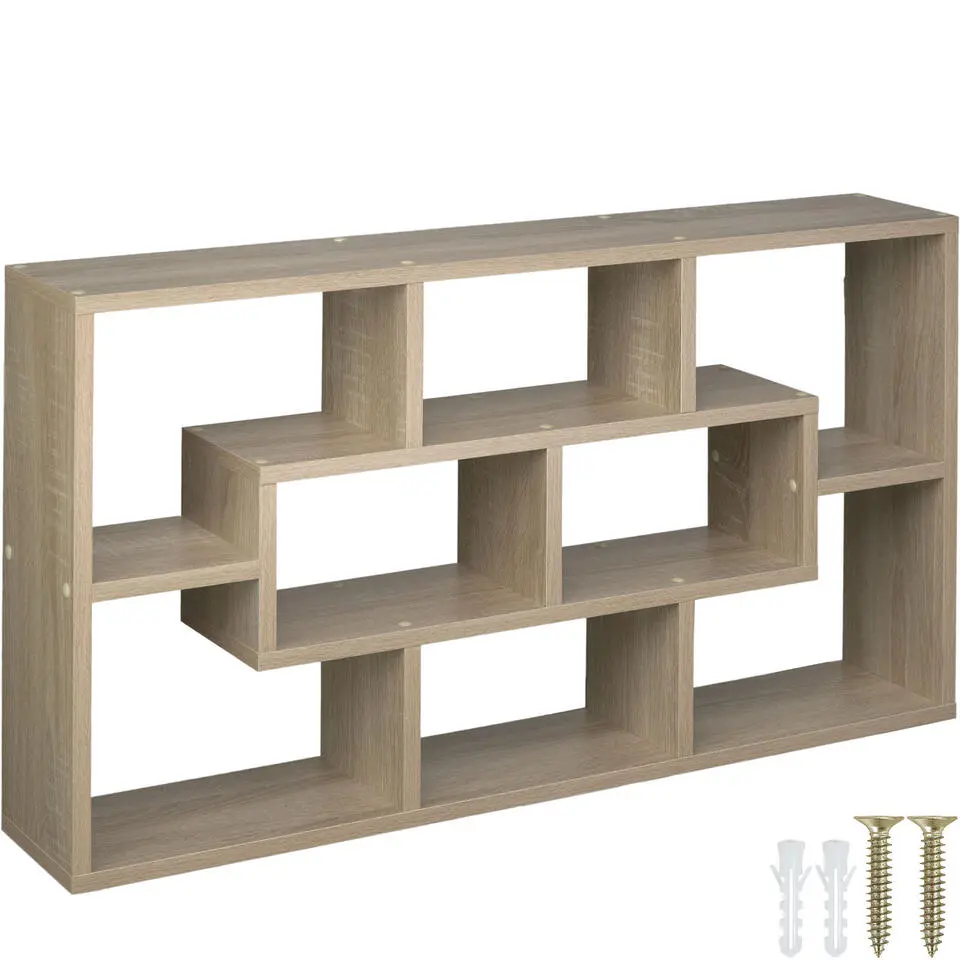 tectake Wandkast Kassandra , Licht Hout, Eiken Sonoma